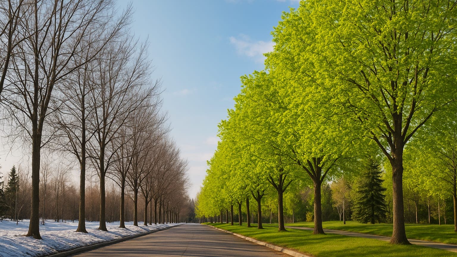 Fairbanks Experiences Dramatic 24-Hour Spring Transformation