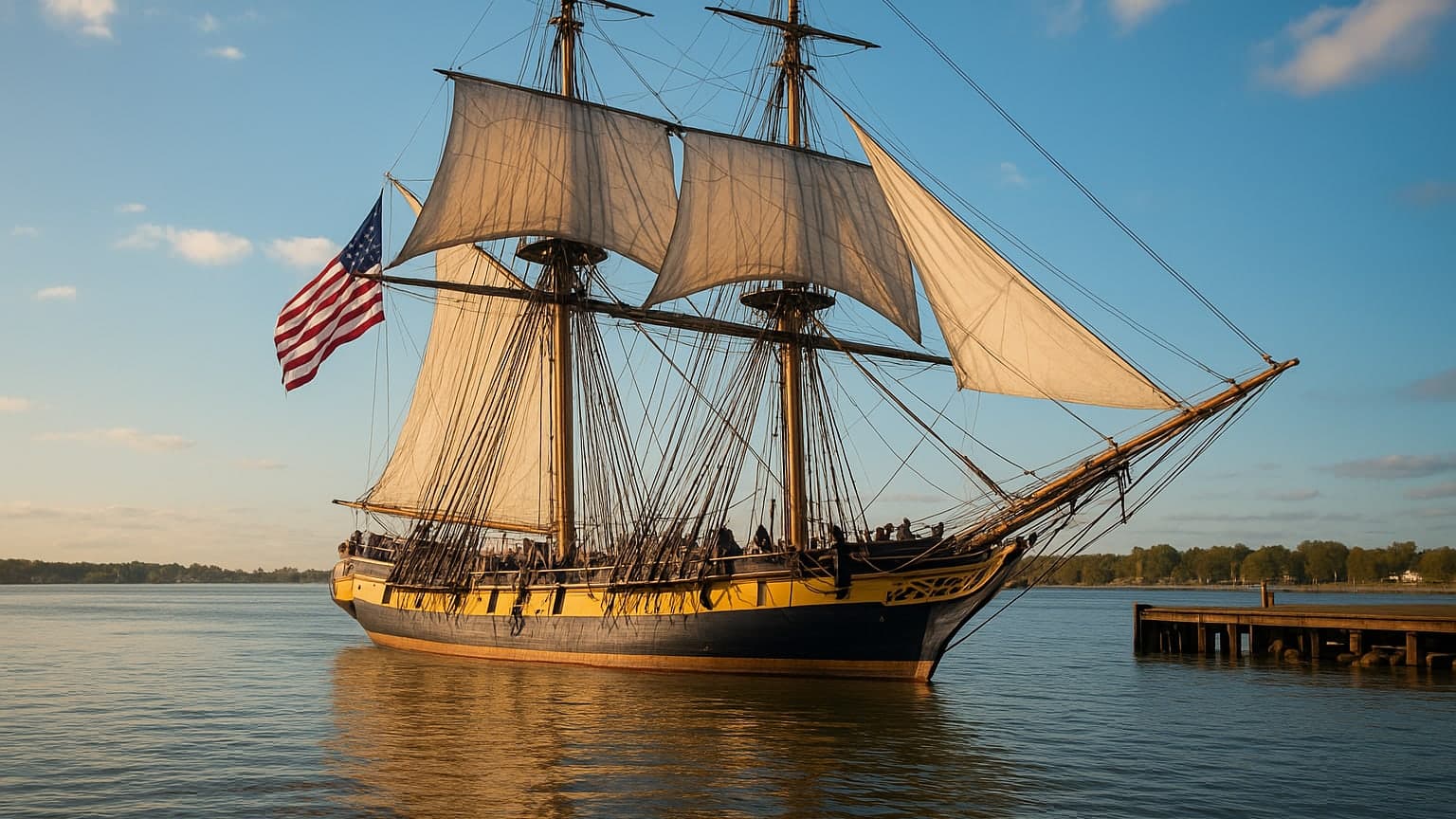 U.S. Brig Niagara Returns After $5 Million Overhaul