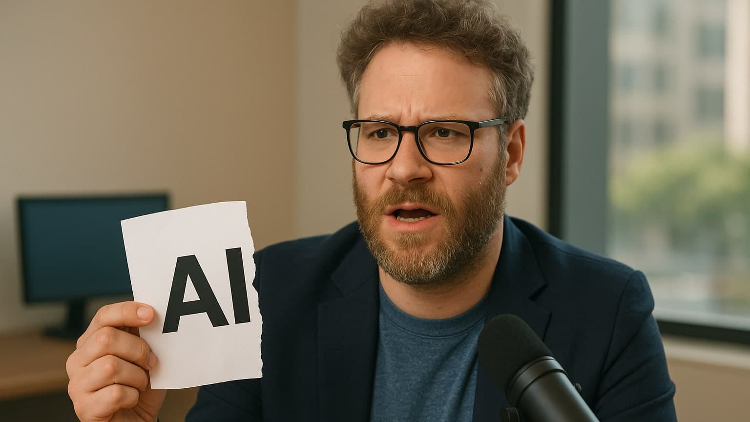 Seth Rogen Denounces A.I. Writing as Career Dealbreaker