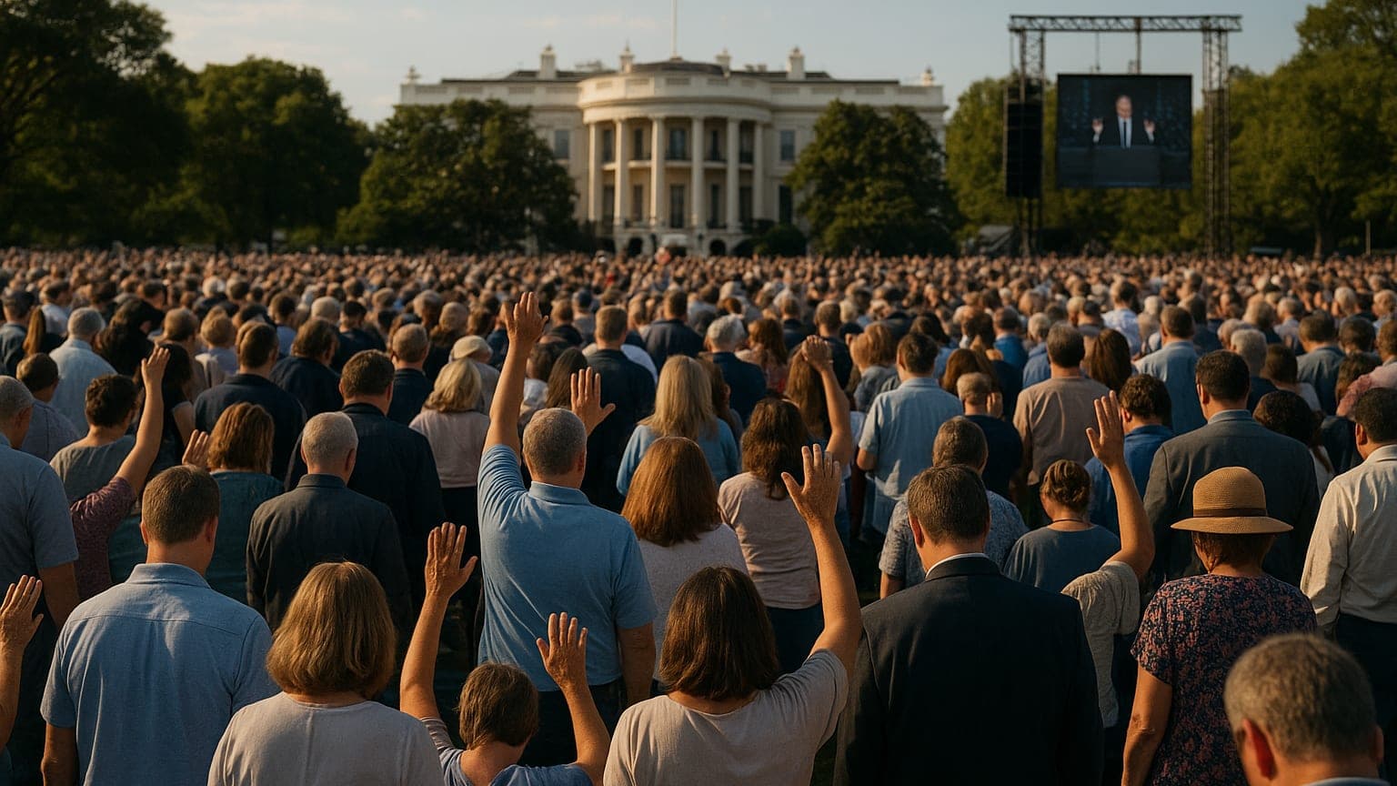 White House Organizes National Mall Prayer Gathering