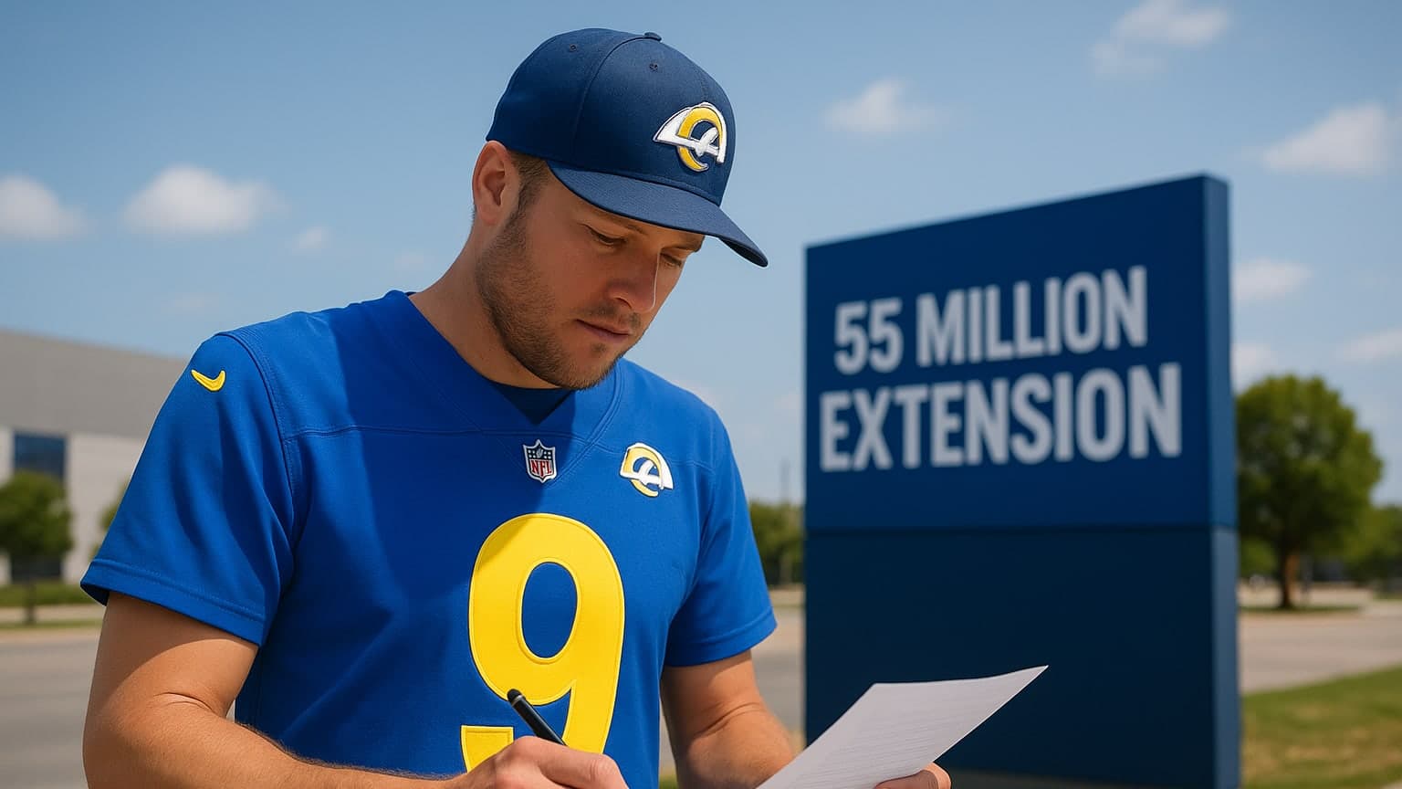 Stafford Signs $55 Million Extension with Rams