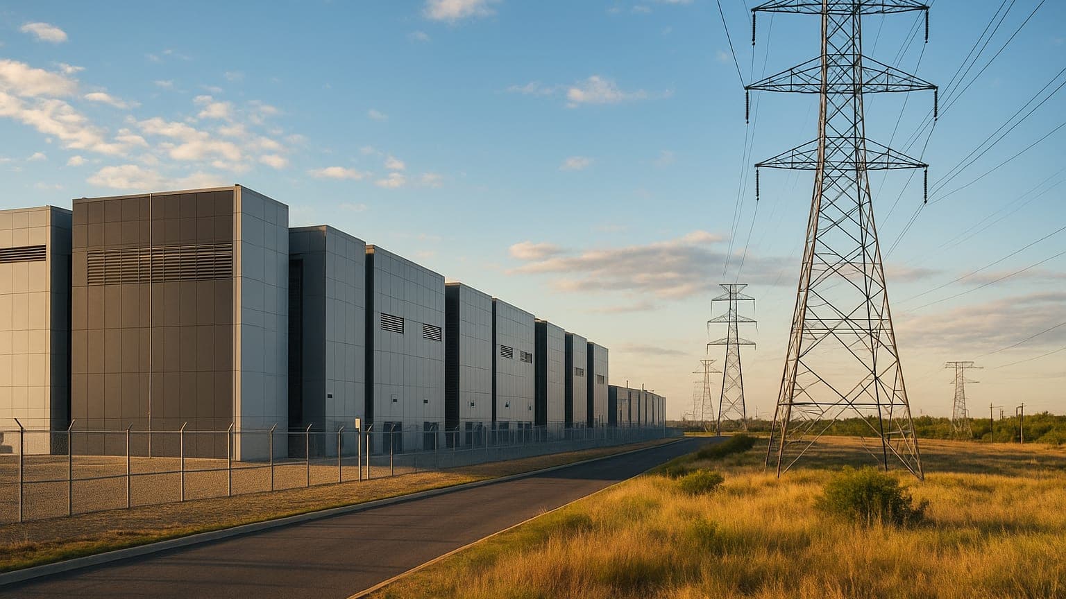 Data Centers Strain Texas Power Grid Capacity