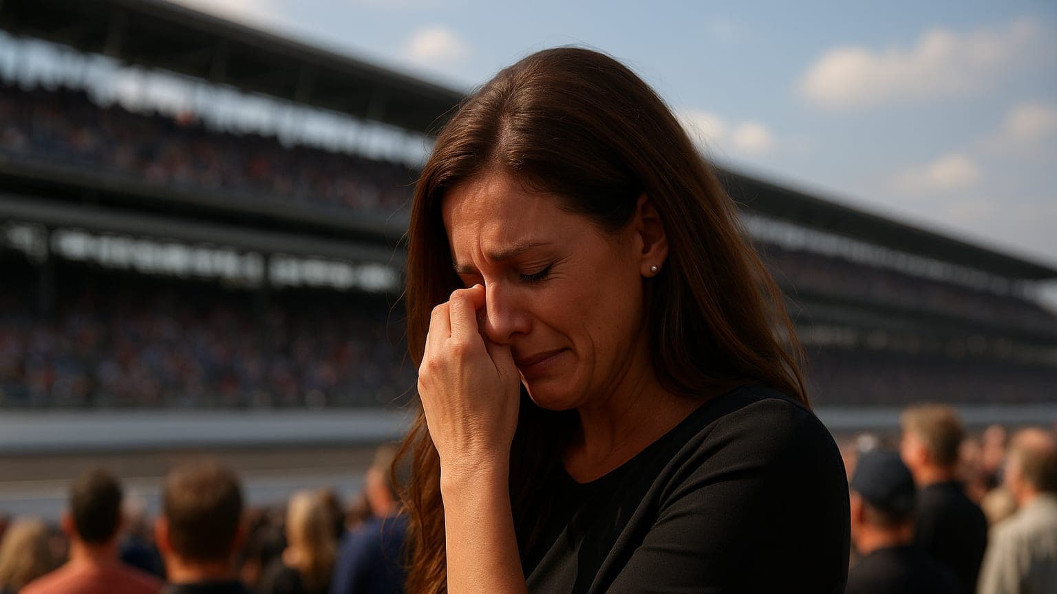 Samantha Busch Breaks Down During Indy 500 Tribute