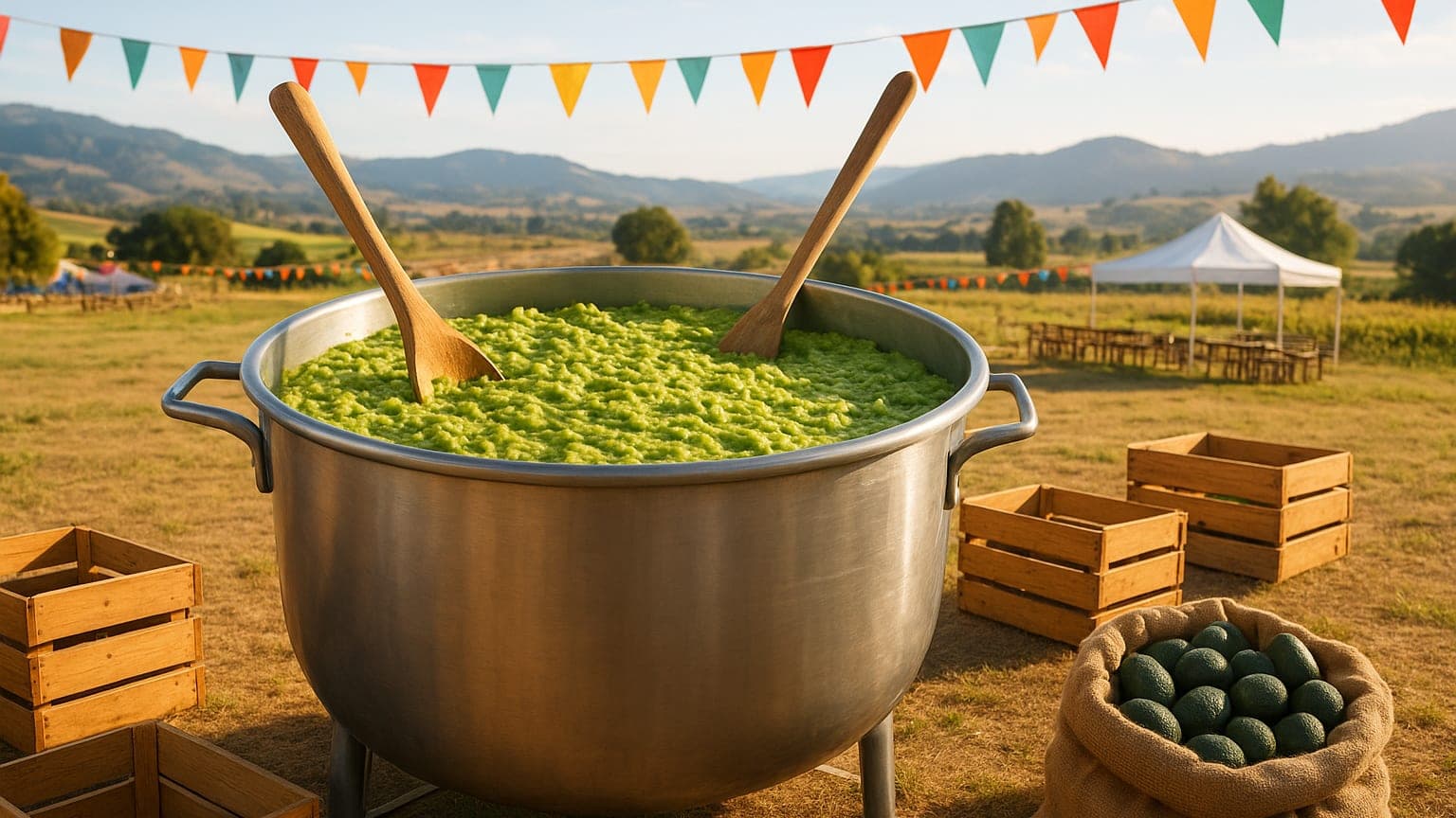 Mexican Growers Create Record-Breaking 15,000-Pound Guacamole