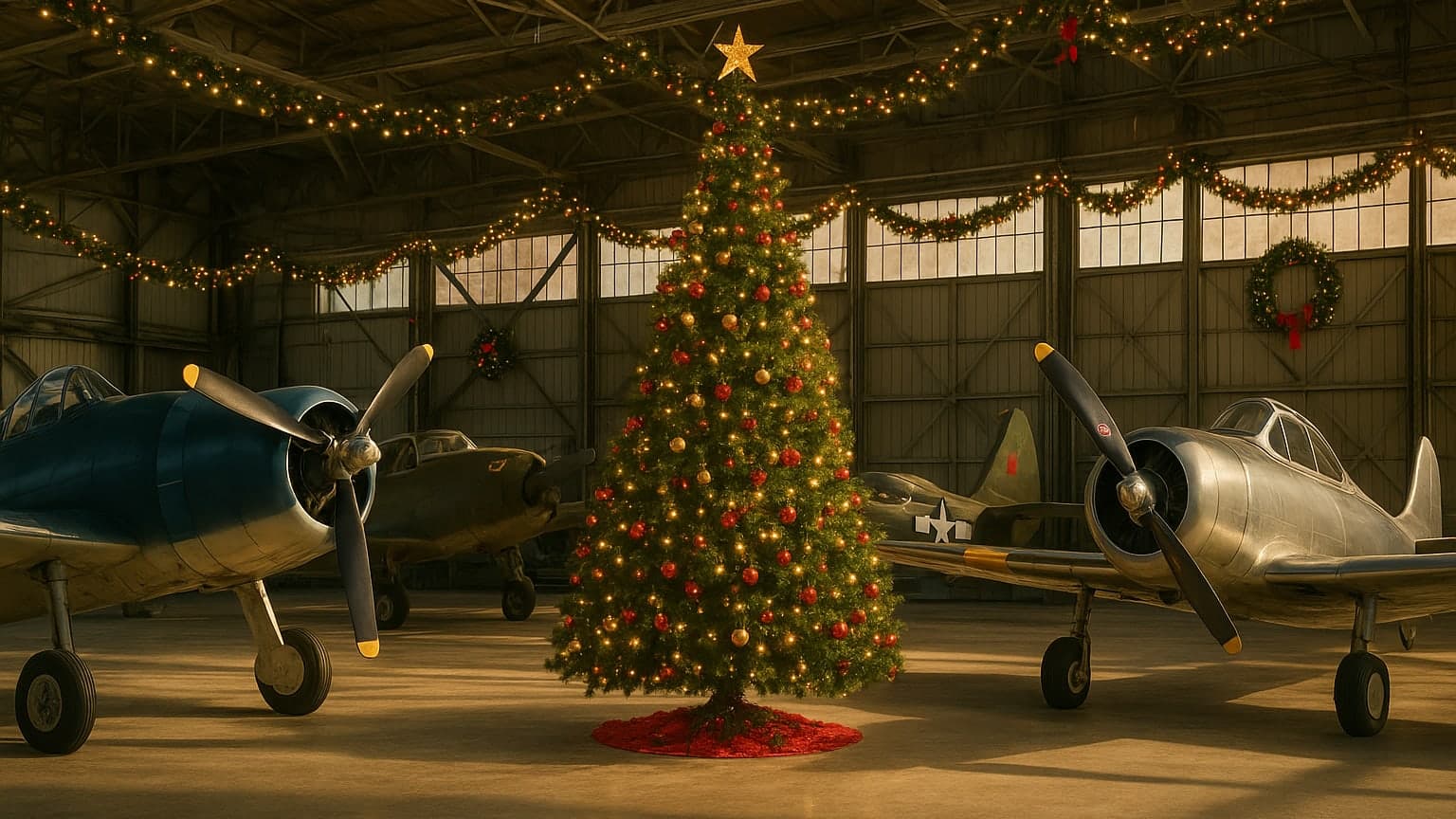 Santa Brings Christmas Cheer to Aviation Museum