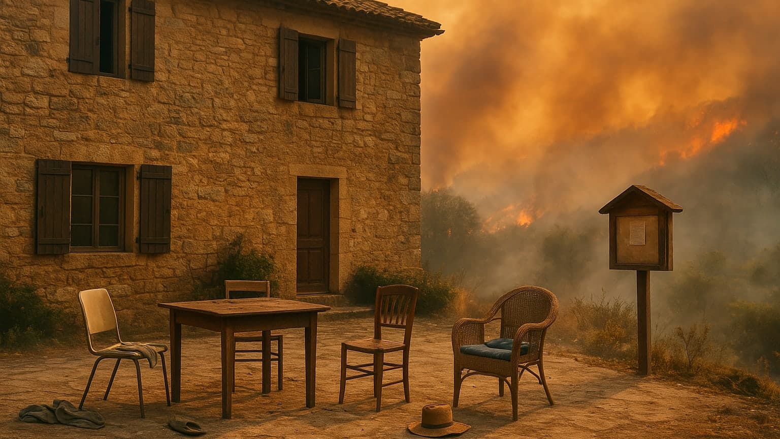 Clooneys Flee French Home as Wildfires Ravage Europe