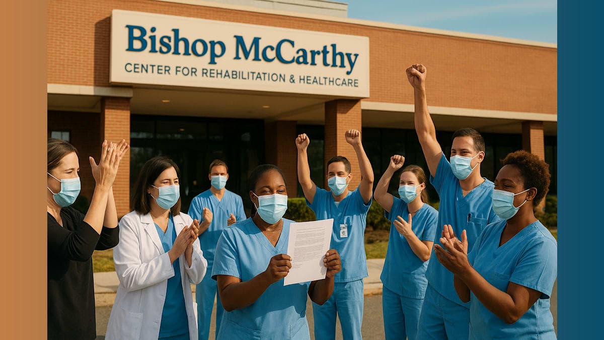 Bishop McCarthy Healthcare Workers Secure New Contract After Year of Negotiations