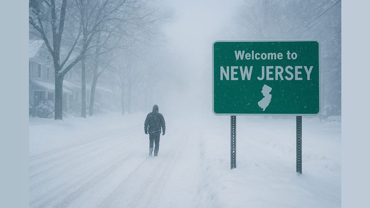 Record-Breaking Blizzard Bears Down on New Jersey