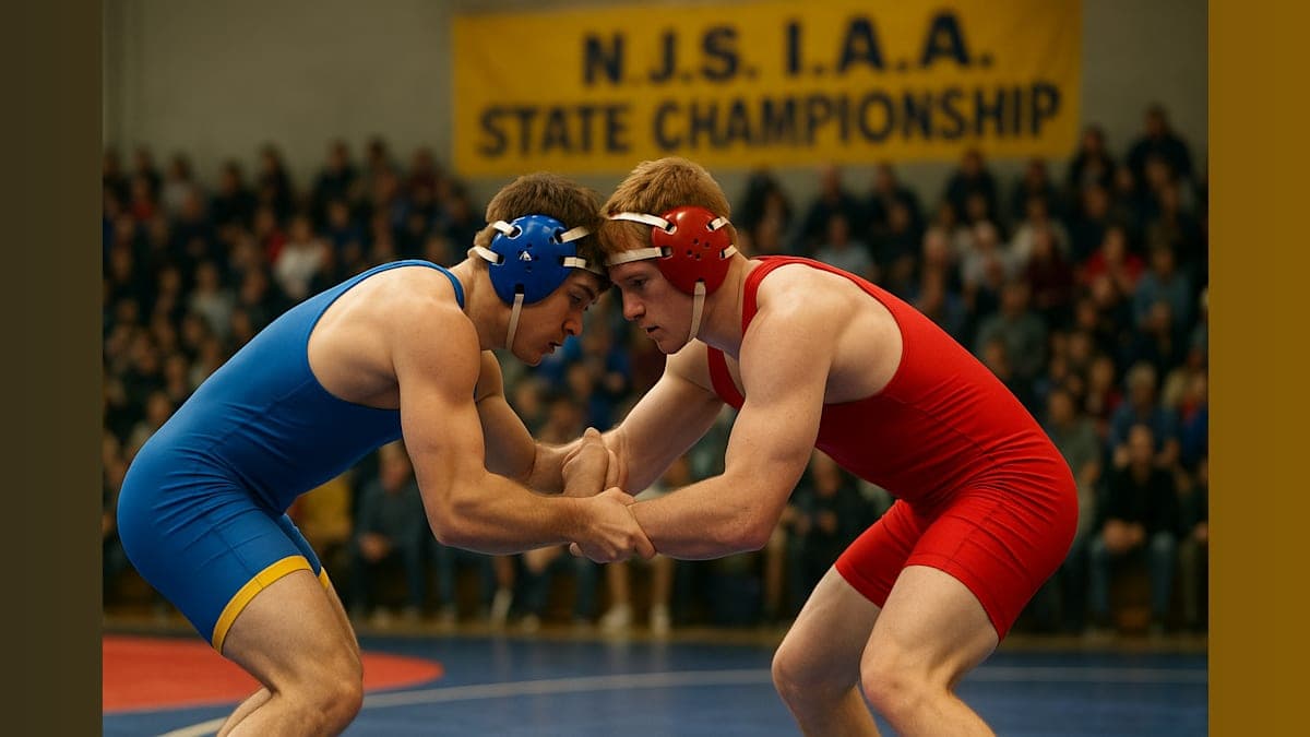 High School Wrestlers Battle for State Championship Finals Berths