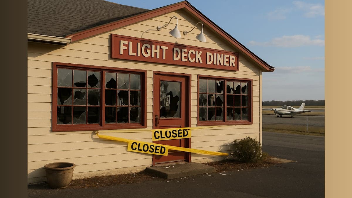 Flight Deck Diner at Cape May Airport Closes Permanently
