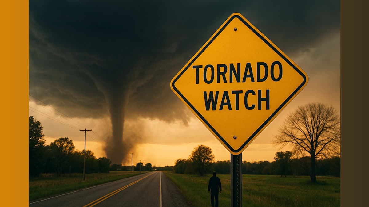 Tornado Watch Active Across Atlantic County Until 7 PM