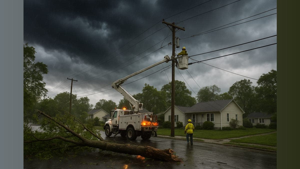 Over 25,000 Without Power as Severe Weather Strikes
