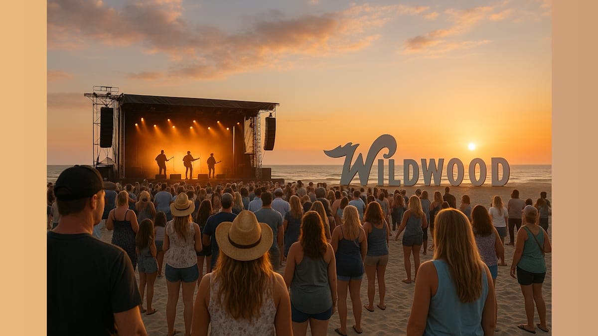Country Music Stars Coming to Wildwood Beach This June