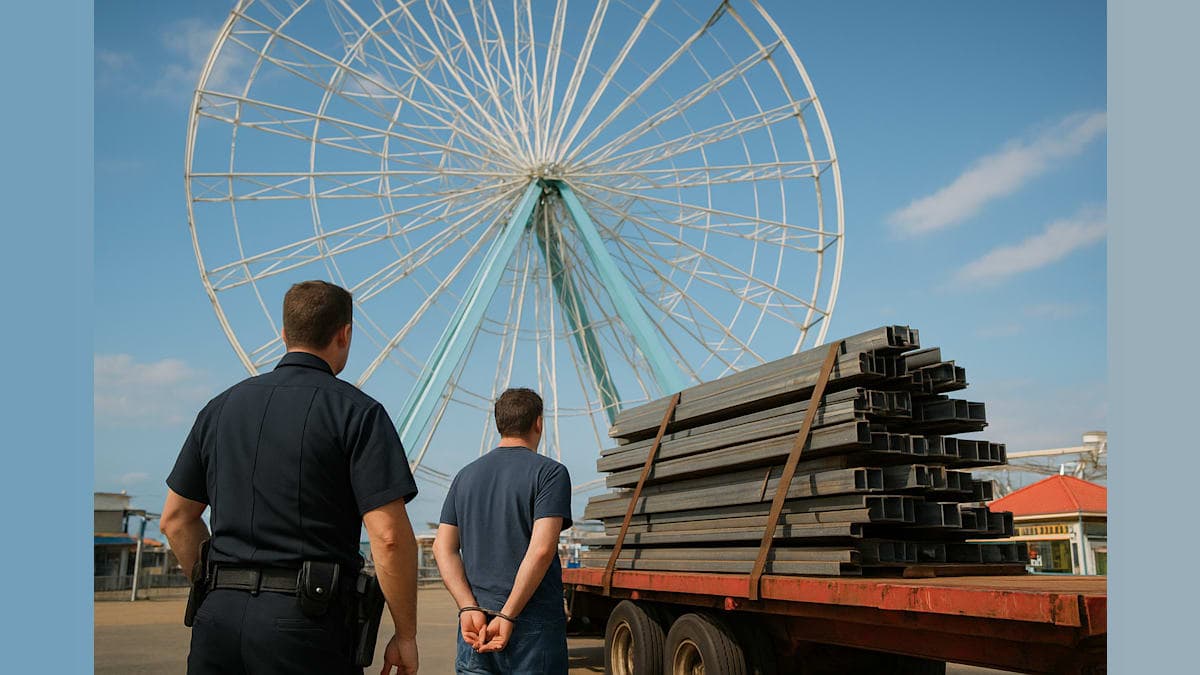 Arrest Made After Theft Hits Giant Wheel Restoration