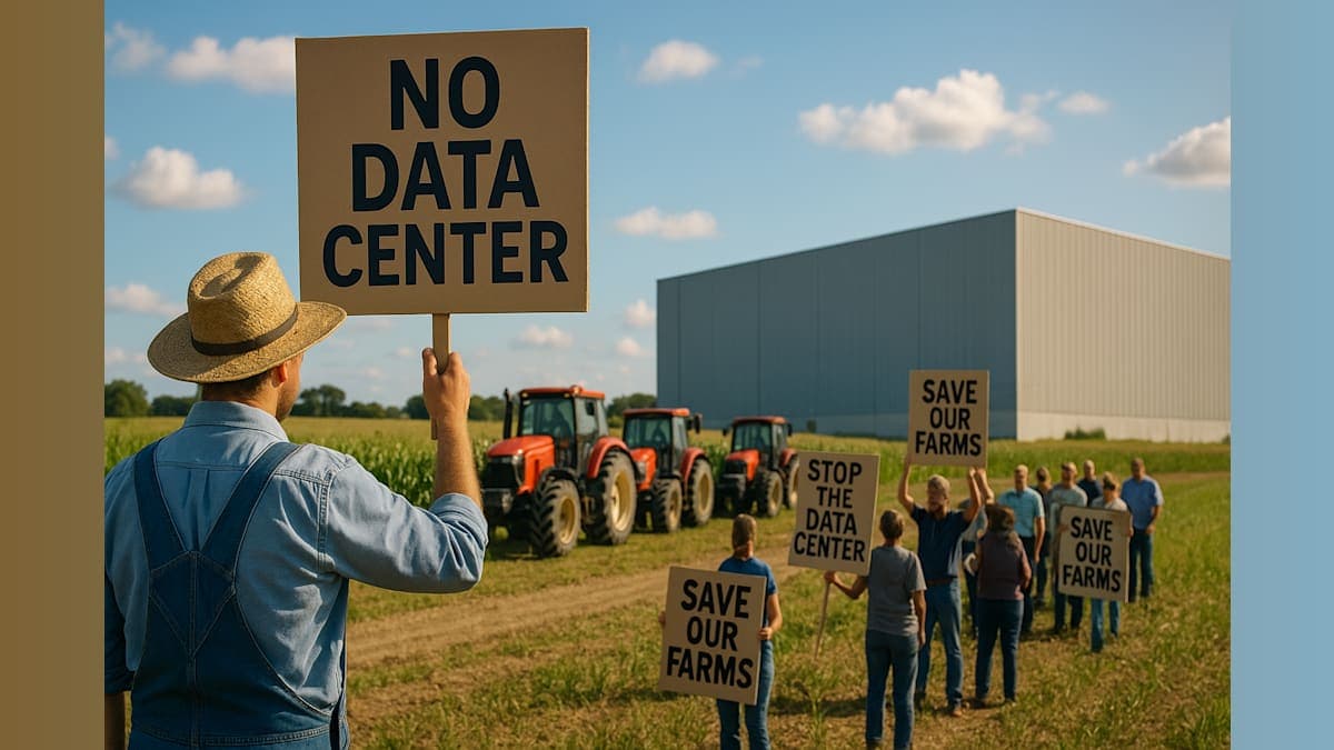 Farming Community Pushes Back Against Massive Data Center