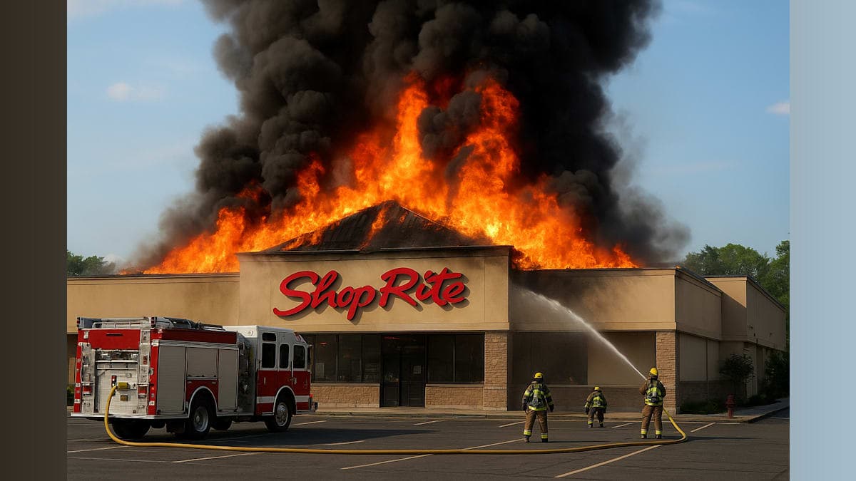 Fire Erupts at ShopRite on Black Horse Pike