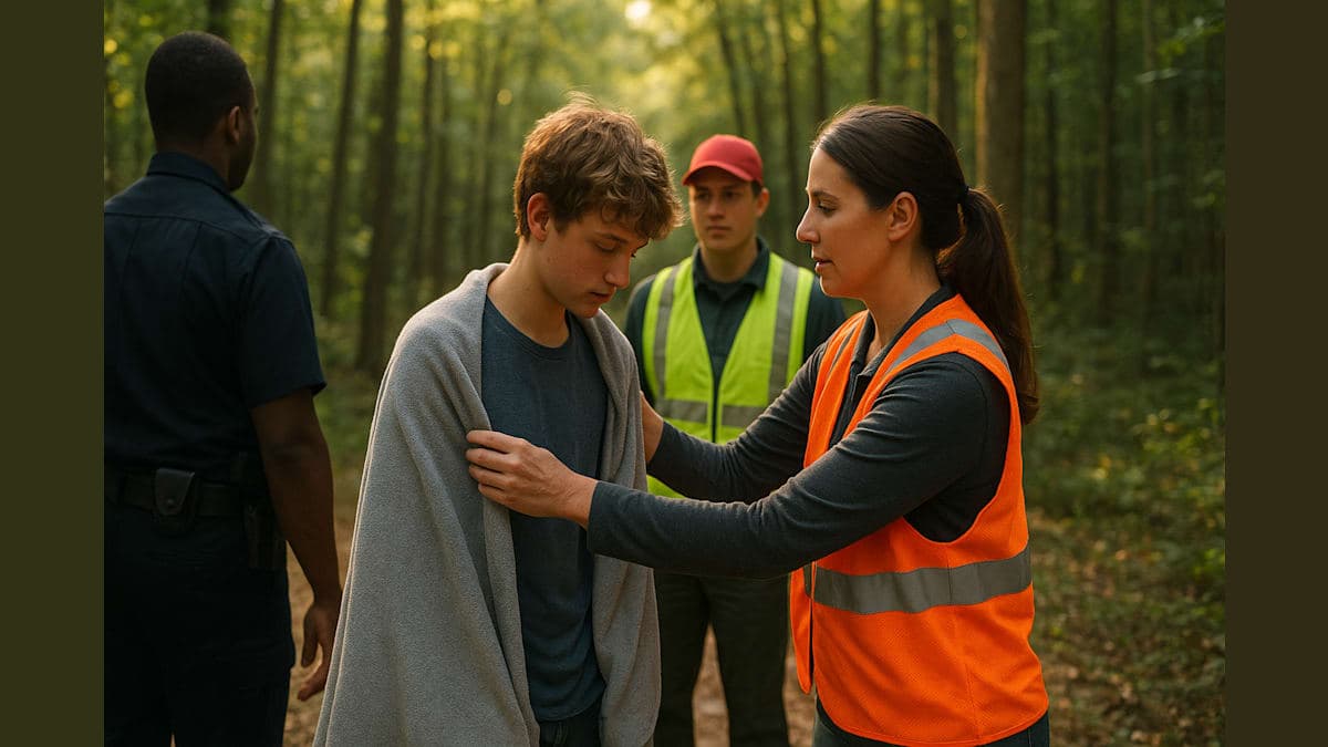 Teen Found Safe After 36 Hours Lost in Local Forest