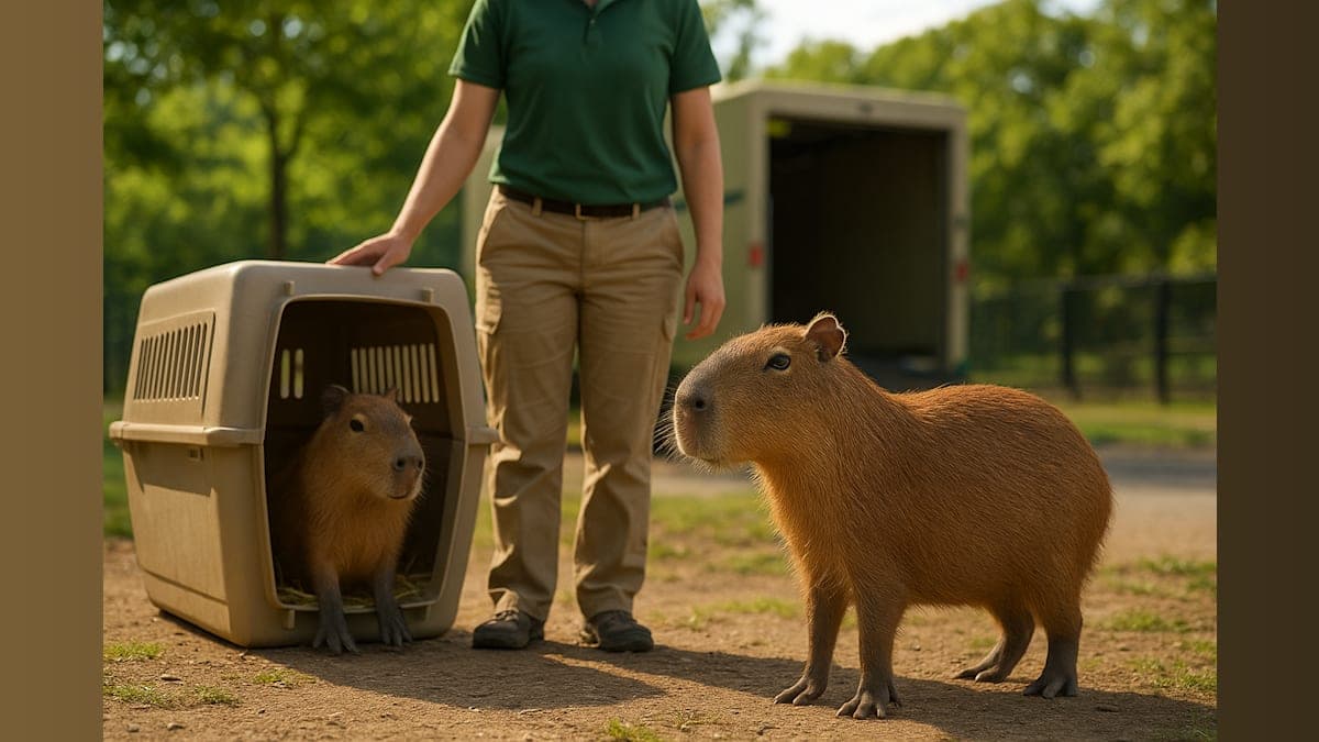 Zoo Bids Farewell to Capybaras for Conservation Effort