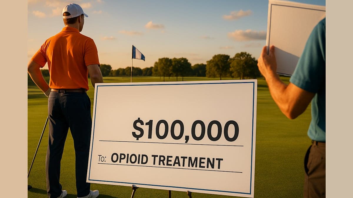 Memorial Golf Outing Hits $100K Milestone for Opioid Treatment