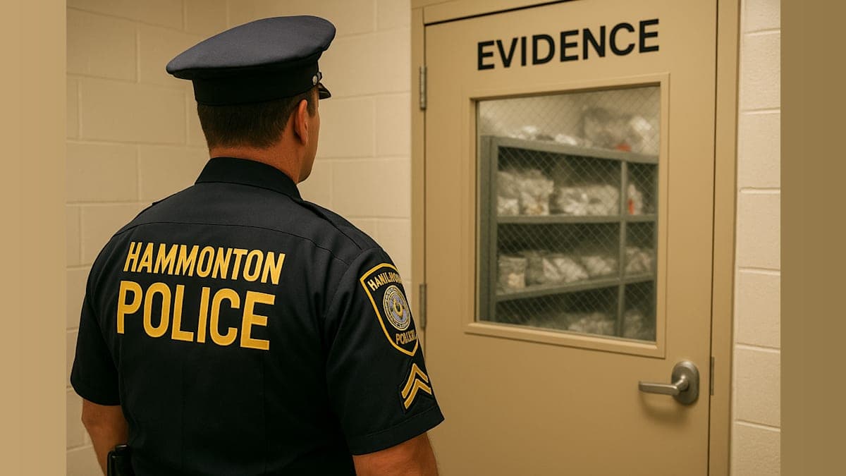 Hammonton Police Sergeant Indicted for Evidence Room Theft