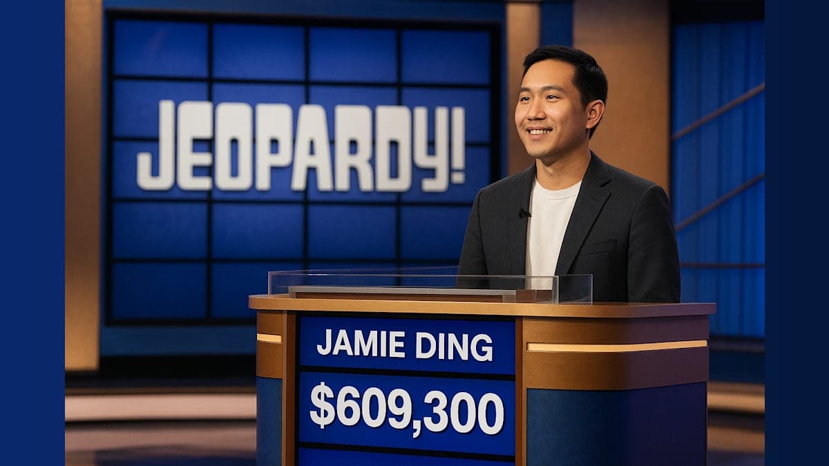 Lawrenceville's Jamie Ding Ties Jersey Record with 21st Jeopardy! Win