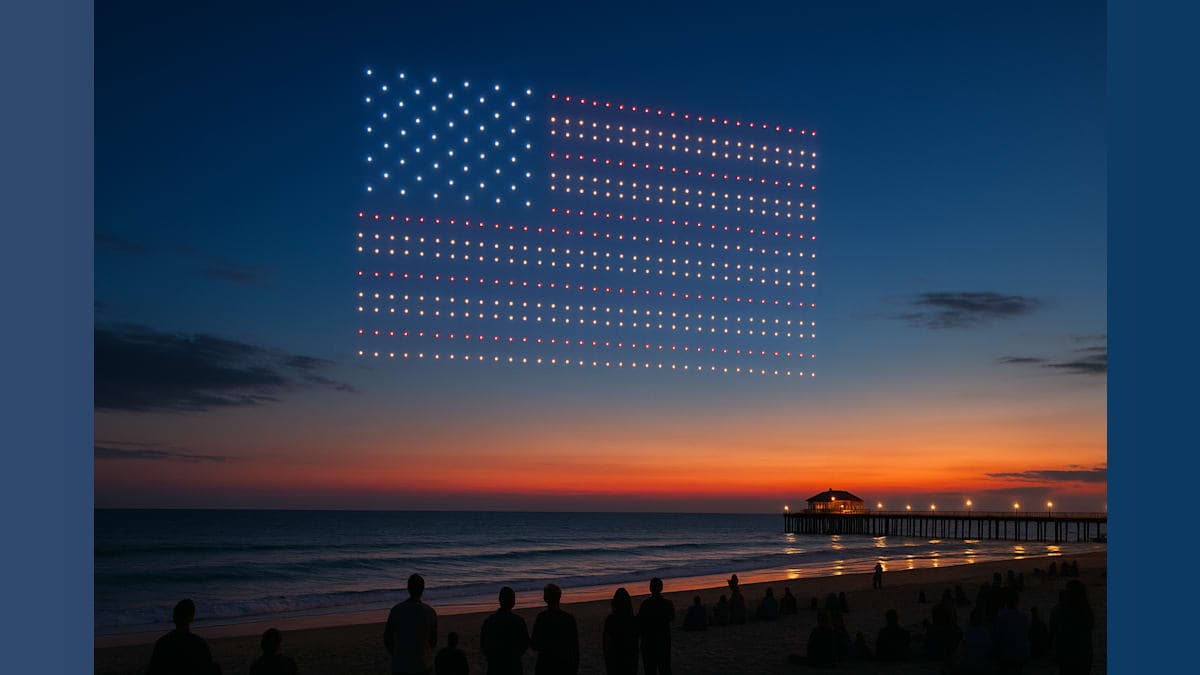 Ocean City Launches Weekly Summer Drone Shows Over Beach