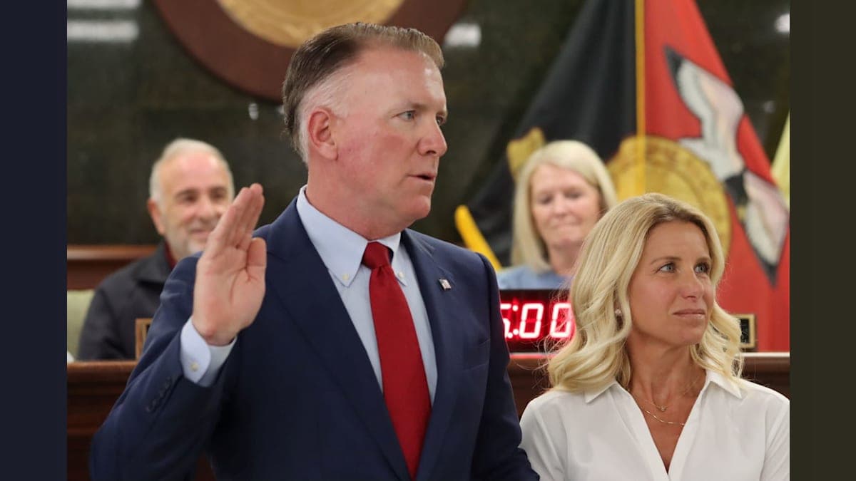 Patrick Rosenello Sworn In as Cape May County Commissioner