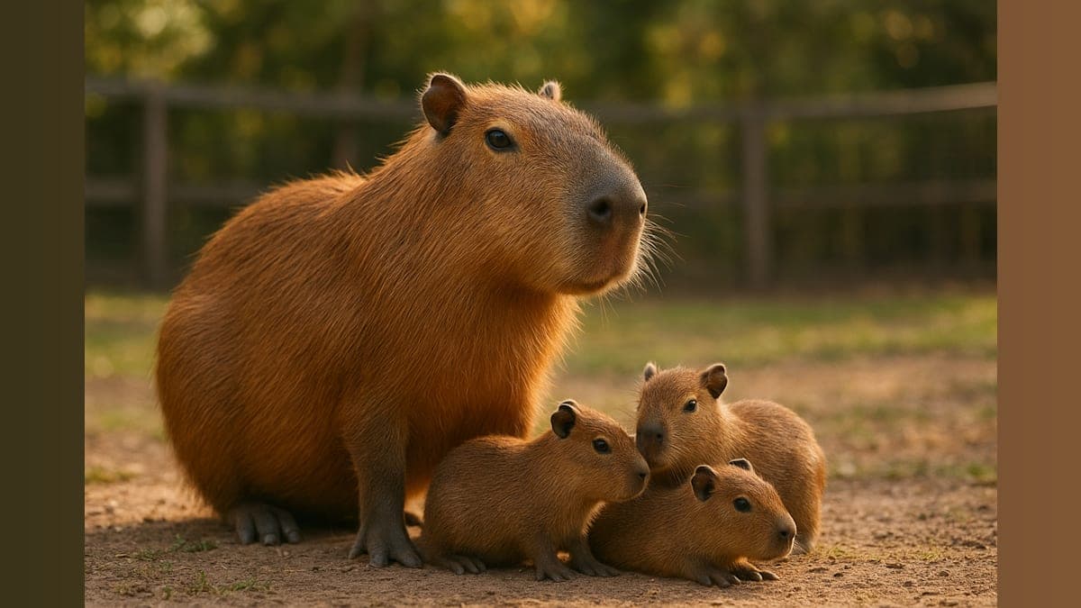 Capybara Baby Boom Continues at County Zoo