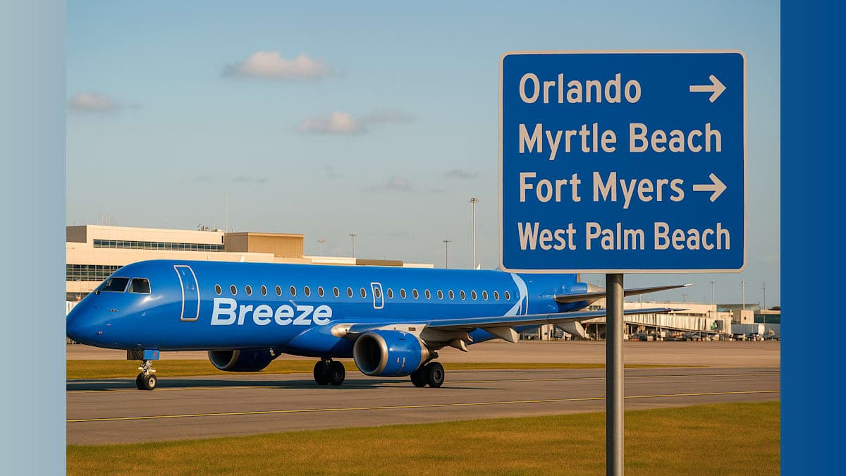 Breeze Airways Fills Spirit Gap with New Florida Routes