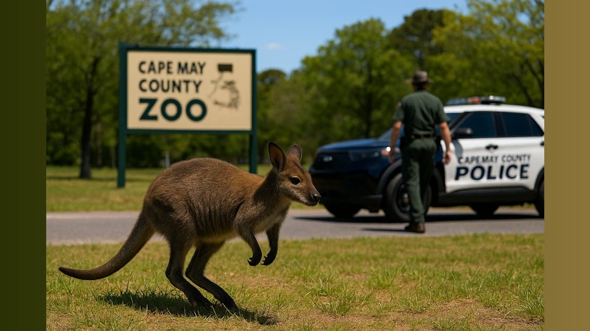 Wallaby Escapes Cape May Zoo, Search Underway