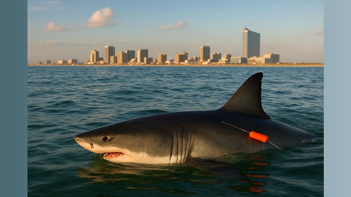 Great White Shark Detected Off Atlantic City Coast