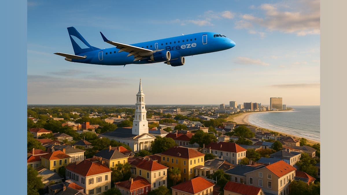 Breeze Airways Connects Charleston to Atlantic City