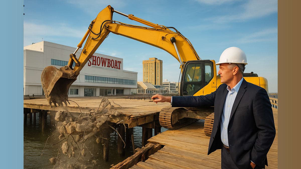 Showboat Owner Demolishing Garden Pier for Family Entertainment Project