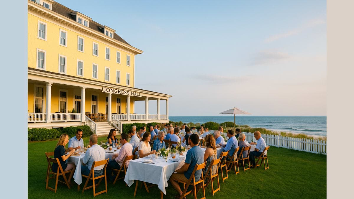 Congress Hall Unveils Oceanfront Veranda Dinner Series