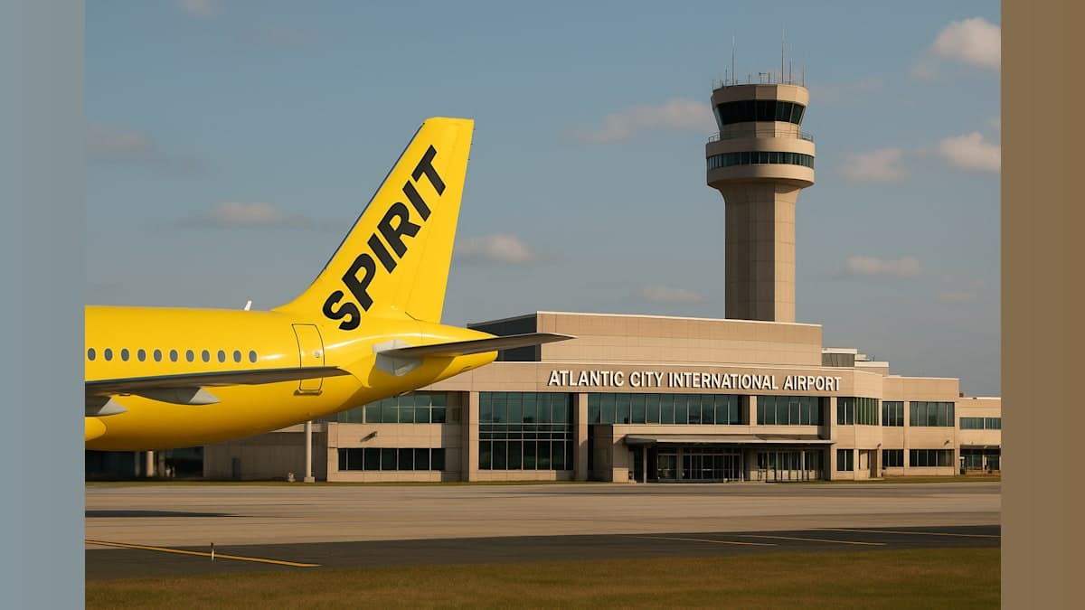 Atlantic City Airport Faces Credit Downgrade Risk After Spirit Exit