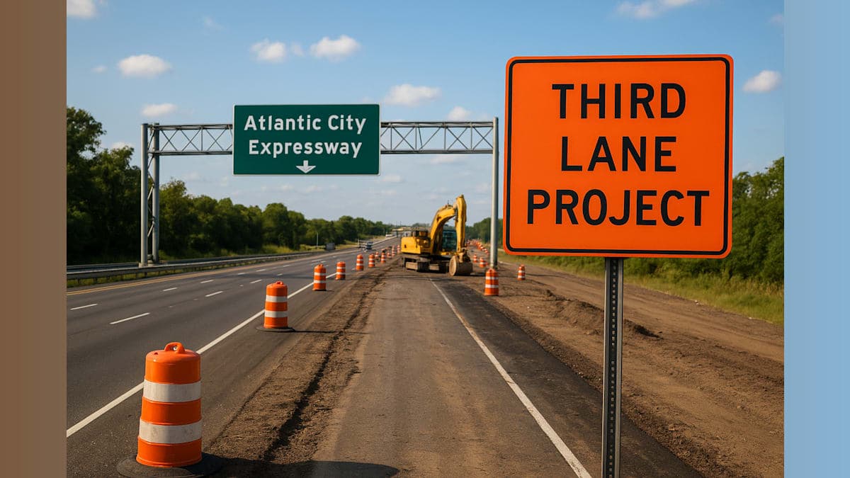 Atlantic City Expressway Third Lane Project Details Revealed