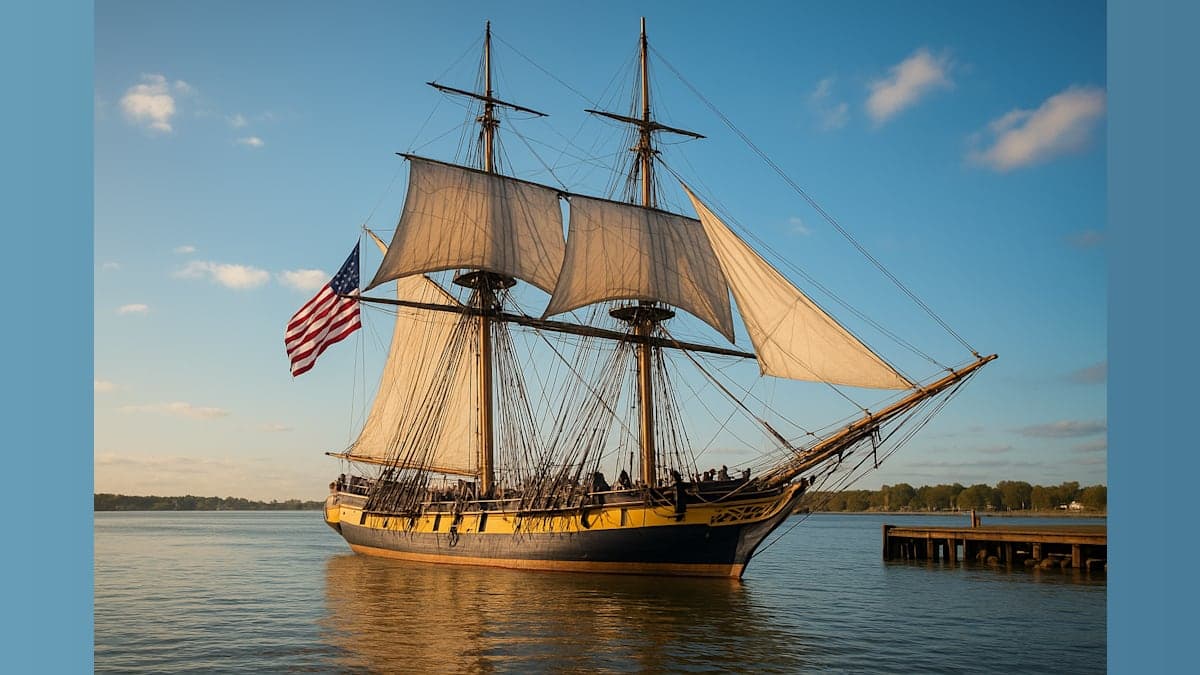 U.S. Brig Niagara Returns After $5 Million Overhaul