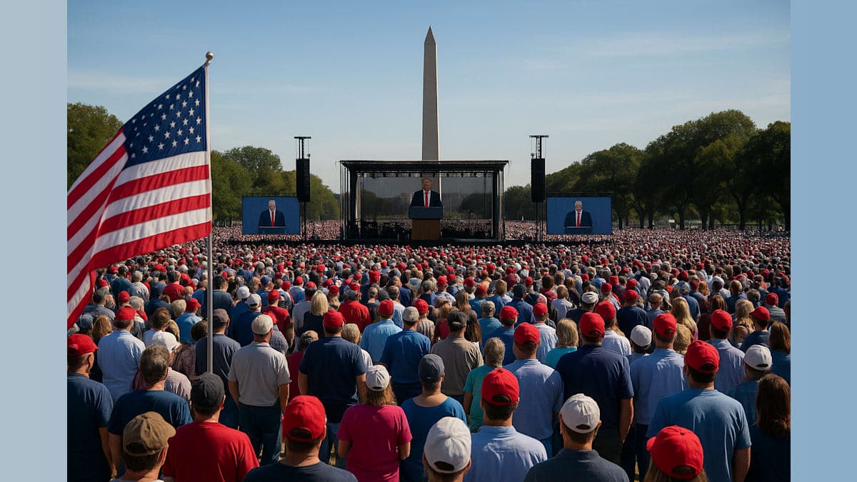 Trump Administration Addresses Conservative Christian Gathering on National Mall