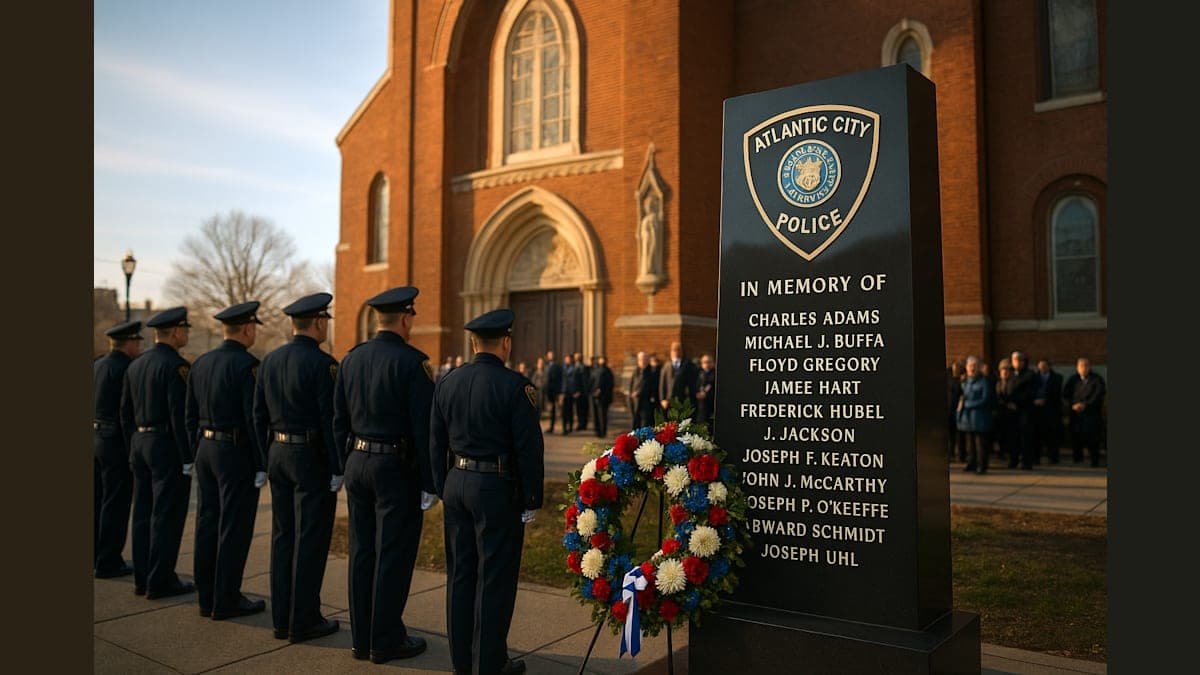 Atlantic City Honors 11 Fallen Officers at Memorial