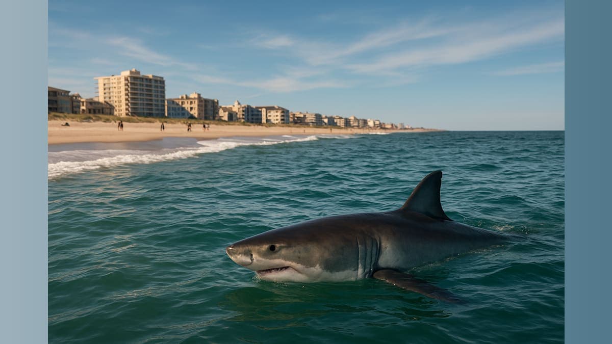 Great White Shark Cross Reaches Jersey Shore Waters