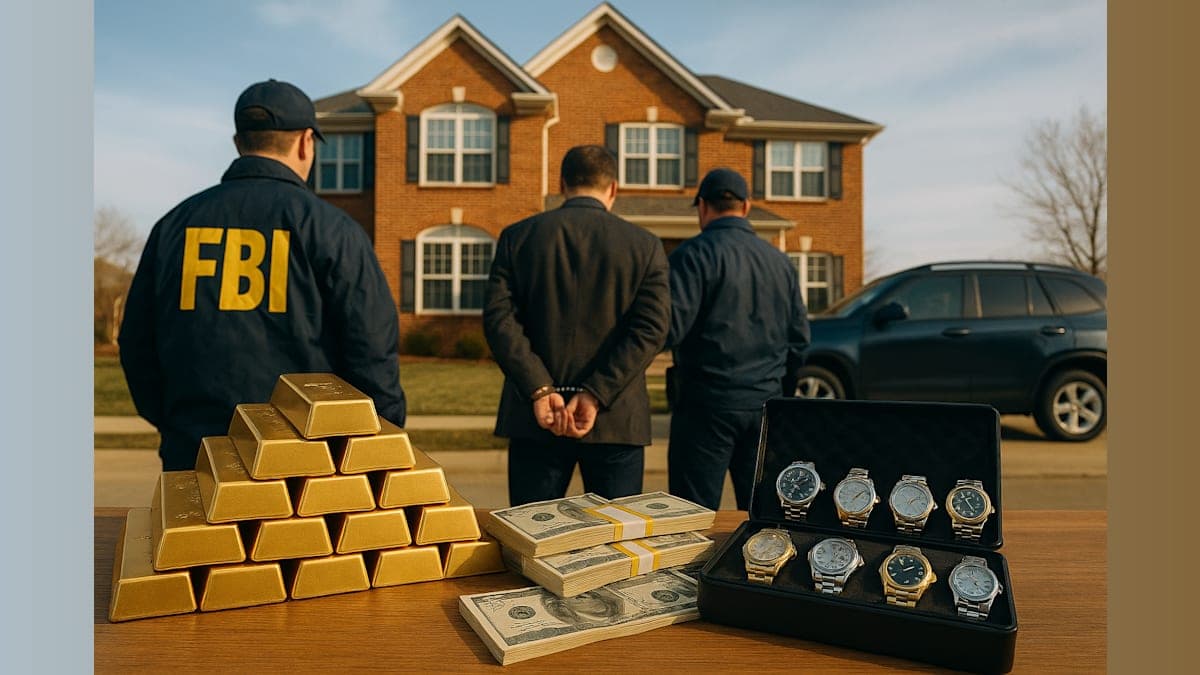 Virginia CIA Official Arrested with $40 Million in Gold