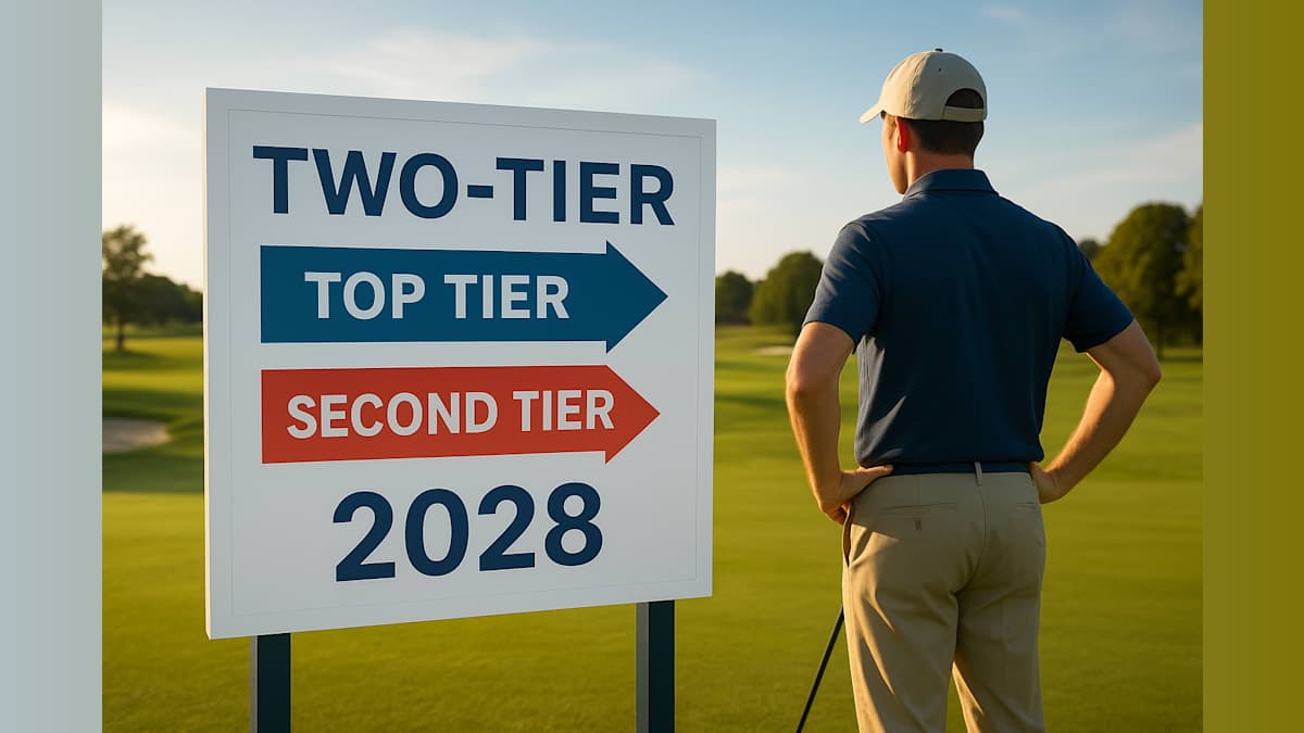 PGA Tour Eyes Two-Tier Tournament System by 2028