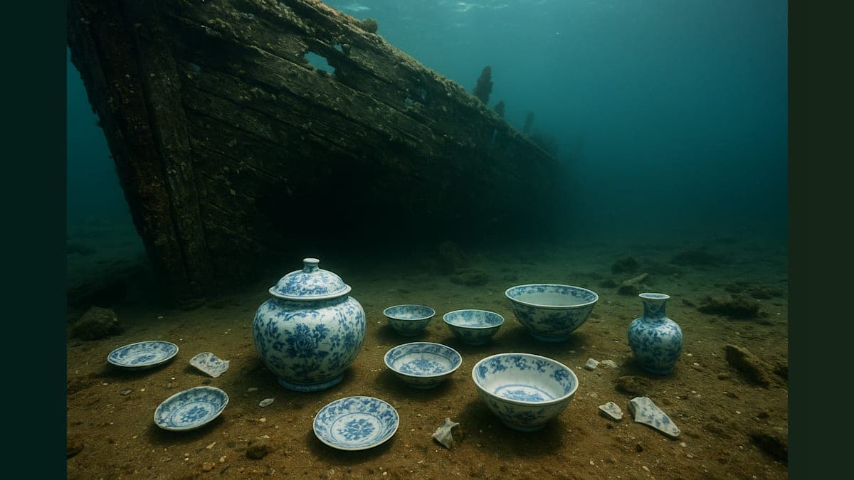 Norwegian Watchmaker Discovers 300-Year-Old Shipwreck Filled with Chinese Porcelain
