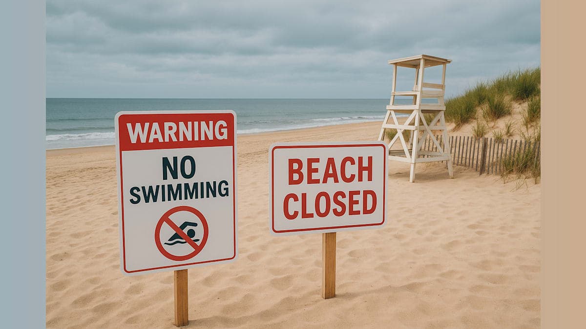 Swimming Advisory Issued for Two Local Beaches