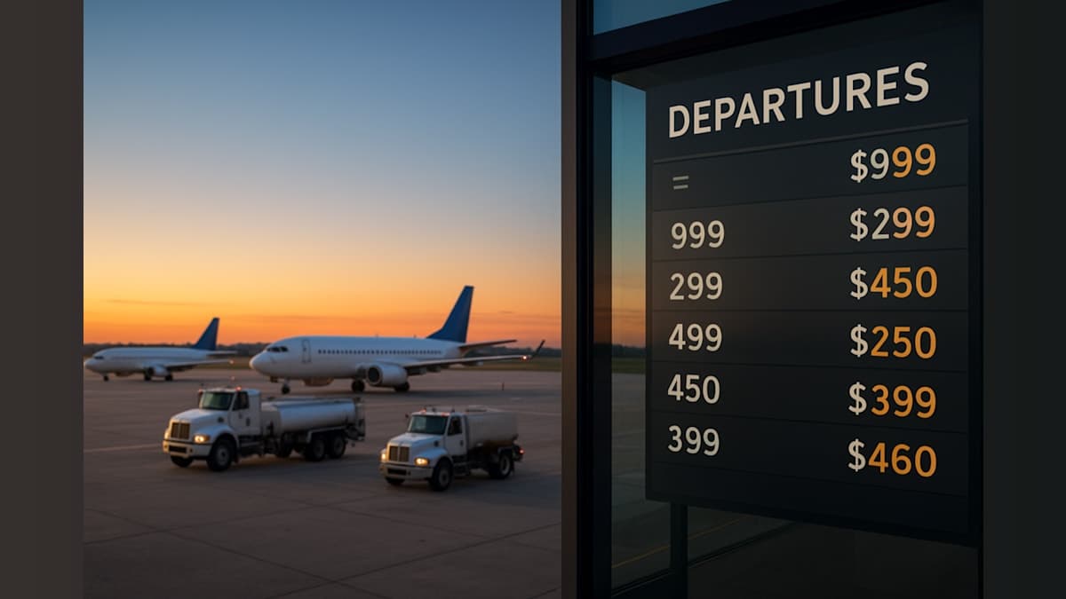 Jet Fuel Prices Drop, But Airfare Relief Remains Elusive