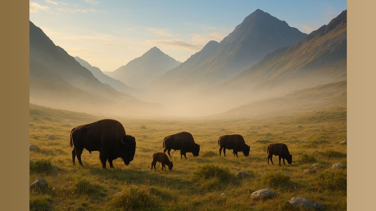 Azerbaijan's Bison Restoration Sees 25 Wild Calves Born
