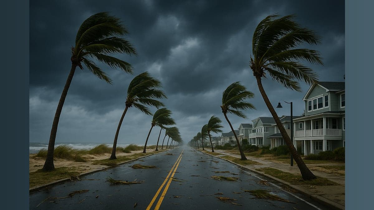 Super Typhoon Bavi Batters Guam with Catastrophic Winds
