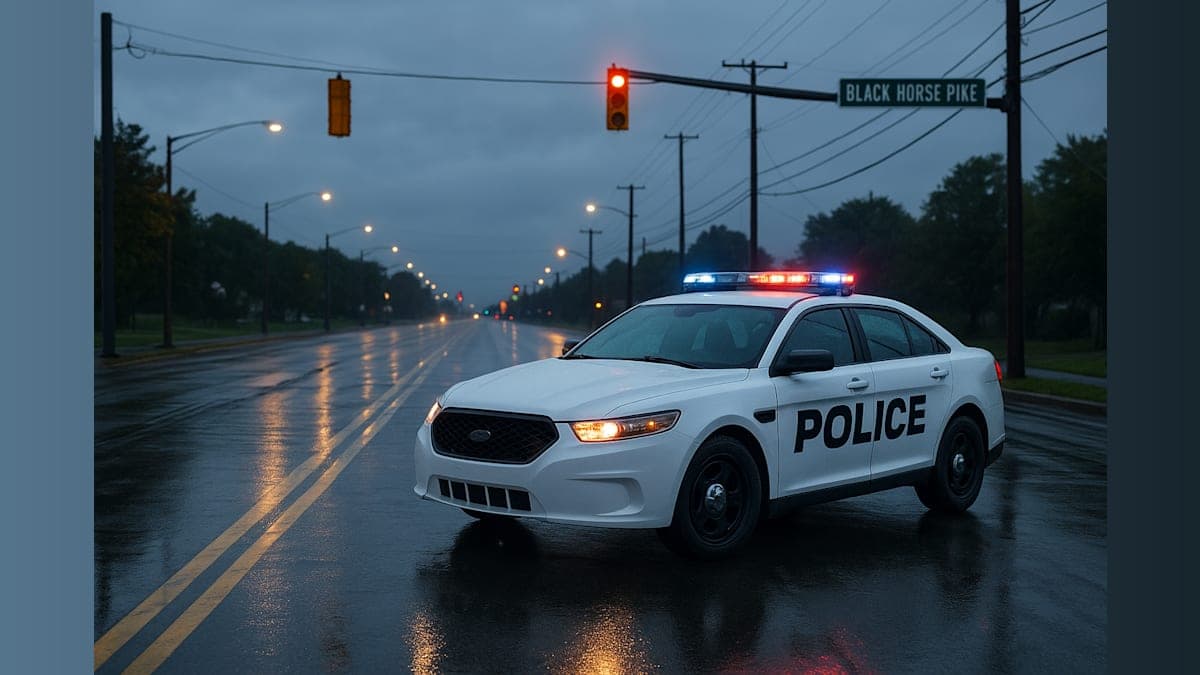 Pedestrian Struck by Police Cruiser on Black Horse Pike