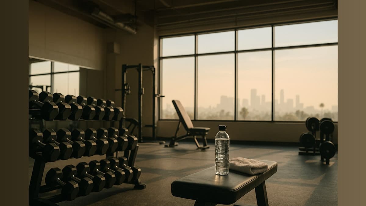 Aaron Rodgers Preps for Final NFL Season at L.A. Gym