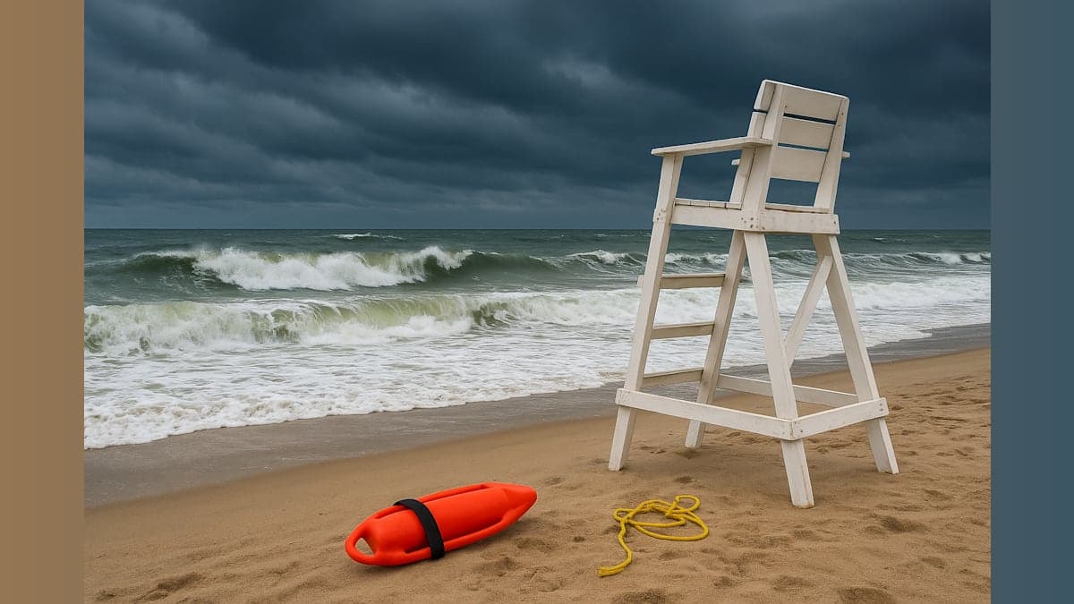 Teen Lifeguard's Viral Rescue Saves Boy from Massive Waves